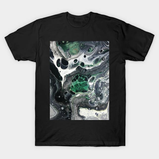 Emerald Marble T-Shirt by Phillie717